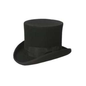  Mens Black Wool Felt Top Hat Case Pack 6 