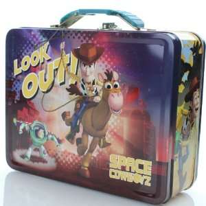  Toy Story Woody and Buzz Light Year Tin Lunch Box 