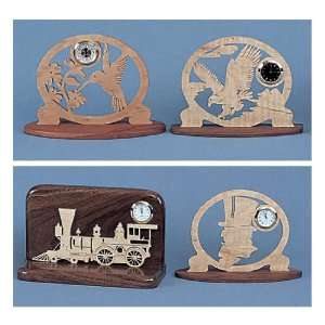  Mini Clock Pattern Set 1 (Woodworking Project Paper Plan 