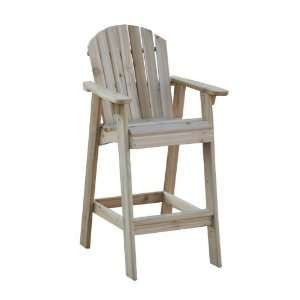  Eureka Wood Works Western Red Cedar Director Chair 40hx20 