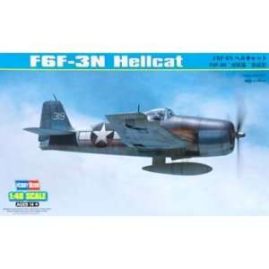  Hobby Boss   1/48 F6F 3N Hellcat (Plastic Model Airplane 