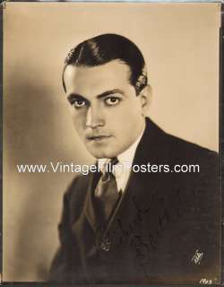 RICHARD BARTHELMESS original 1926 signed 1st Natl PORTRAIT still 