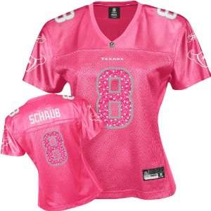 Reebok Houston Texans Matt Schaub Womens Pink Sweetheart Jersey Extra 