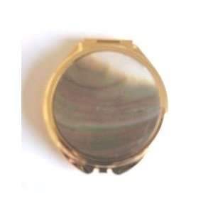  Abalone Shell Mirrored Compact by D & J Trading Beauty