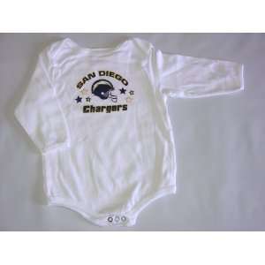  San Diego Chargers NFL Baby/Infant Wht Long Sleeve 0 3 