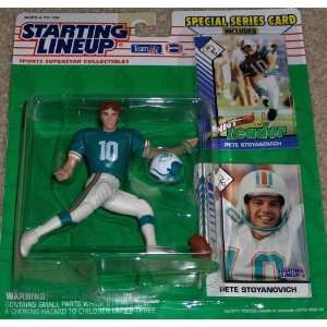  Starting Lineup 1991 Pete Stoyanich Miami Dolphins Action 