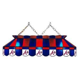 Other Brands Atlanta Braves 40W in. Stained Glass Pool 