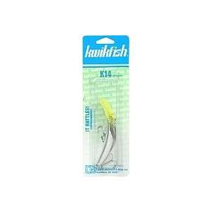  Kwikfish K14/Rattle Silver/Chartreuse Top Sports 