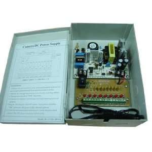  8 Channels 12V DC Regulated Distributed Power Supply panel 