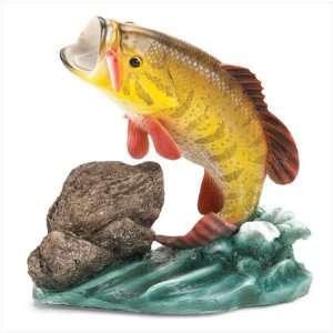  LARGE MOUTH BASS FIGURINE: Home & Kitchen