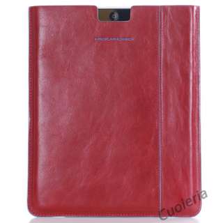 PIQUADRO iPad Holder Genuine Leather RED AC2544B2/R NEW ITALIAN DESIGN 