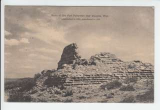 Old Fort Fetterman Ruins Douglas WY Wyoming Postcard  
