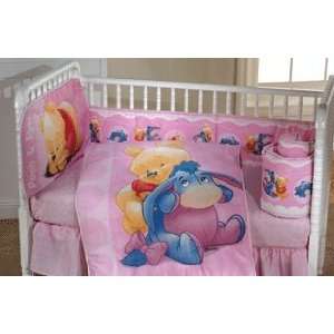  Winnie the Pooh Pink Crib Bedding Set: Baby
