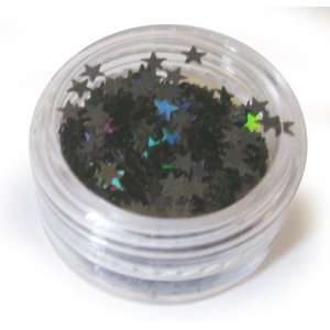  Moyou Nail Art acrylic nails Star shaped Glitters  Black 