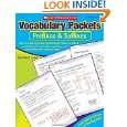 Vocabulary Packets Prefixes & Suffixes Ready to Go Learning Packets 