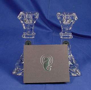 Pair Of Waterford 6 Candlesticks LISMORE NIB  