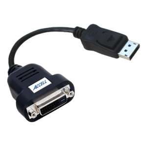 Accell UltraAV B087B 005B DisplayPort to DVI D Cable Adapter. ACCELL 