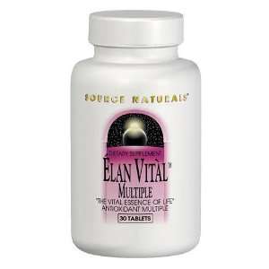  Elan Vital Antioxidant Multiple 30 tabs, Source Naturals 