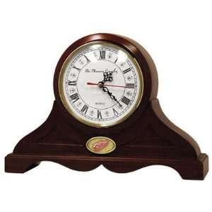 Detroit Red Wings Mantle Clock:  Sports & Outdoors
