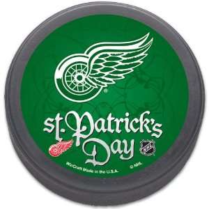   Wincraft St. Patricks Day Detroit Red Wings Puck