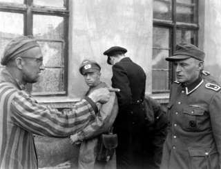 Nazi Concentration Camp   WWII Holocaust Photo  