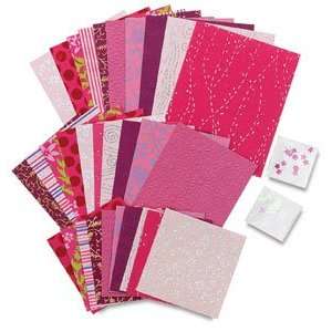   Assorted Papers, Pkg of 30, Hot Purple/Hot Pink: Arts, Crafts & Sewing