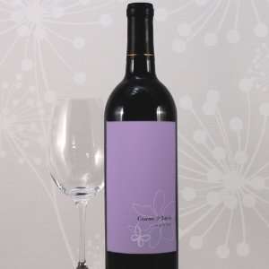  Butterfly Dreams Wine Label   Lavender