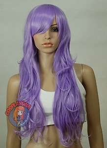 28 inch Ultra Series Hi Temp Royal Purple Curly wavy Long Cosplay DNA 