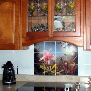 Art Mural Ceramic Orchid Bath Backsplash Tile #281  