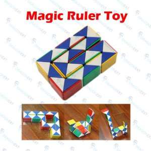  Creative Magic Ruler Twist Rubik Snake Cubic Puzzle Gadget 