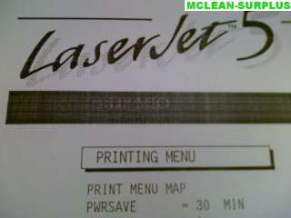 HP LaserJet 5M Workgroup Laser Printer w/ JetDirect 285K AS IS 