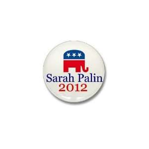  Palin 2012 Political Mini Button by CafePress: Patio, Lawn 