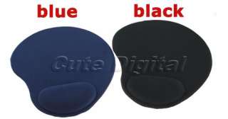 Mouse Pad Mat With Wrist Rest Silicone Silica Gel Round  