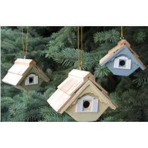  Home Bazaar, Inc. Little Wren Birdhouse Ornament Set 
