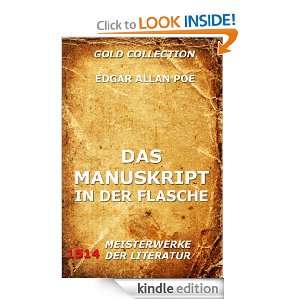 Das Manuskript in der Flasche (Kommentierte Gold Collection) (German 