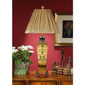   Footed Table Lamps in Hand Painted Acrylic Lacquer: Home Improvement