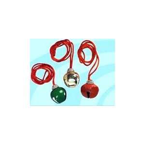 Jingle Bell Necklaces (Quantity=3 / Assorted Colors)