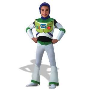  Buzz Lightyear Deluxe Child Costume   Medium Size: Toys 