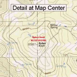  USGS Topographic Quadrangle Map   Bybee Knoll, Utah 