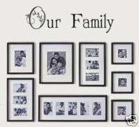 OUR FAMILY wall say quote word lettering art  
