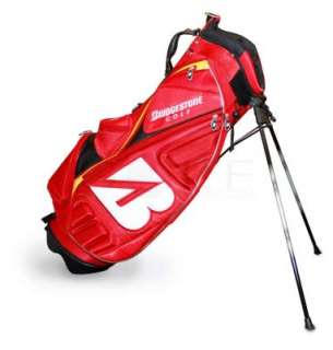 Bridgestone Golf Tour Stand Bag Red Yellow Black  