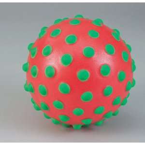  Gertie 9 Soft Red Ball with Green Polka Dots: Toys 