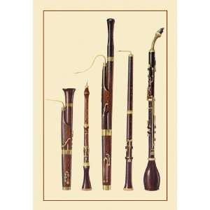  Dolciano, Oboe da Caccia, Oboe, Basset Horn and Bassoon 