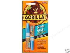 Gorilla 30 Second Super Glue 2 Pack Incredibly Strong  