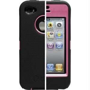  OtterBox Defender Series Apple iPhone 4G Hot Pink Plastic 