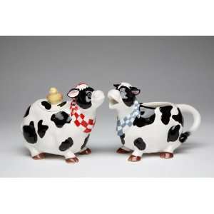 Wilbur the Cow Creamer and Sugar Set:  Kitchen & Dining