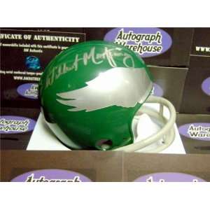 Wilbert Montgomery Autographed/Hand Signed Football Mini Helmet 