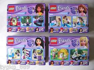 New! Lego Friends Sets Andrea 3932 Olivia 3933 Stephanie 3935 Emma 