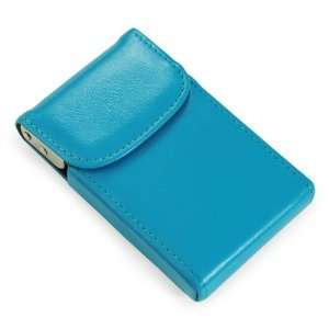  CathyS Concepts Leather Business Card Case, Teal: Home 