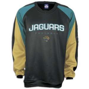    Jaguars Reebok Mens Tackle Twill Fleece Crew: Sports & Outdoors